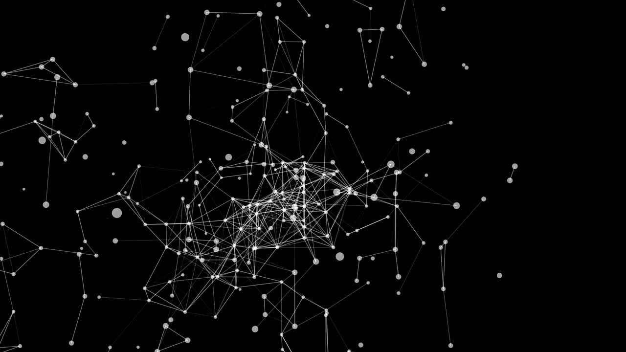 abstract line and dot technological technical background