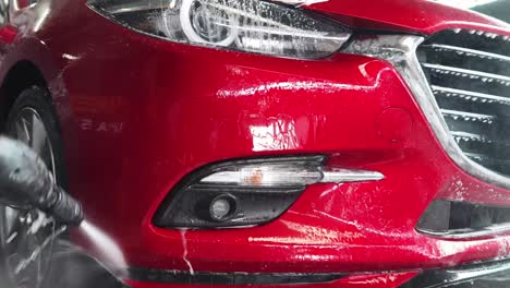 red car detailing and wash