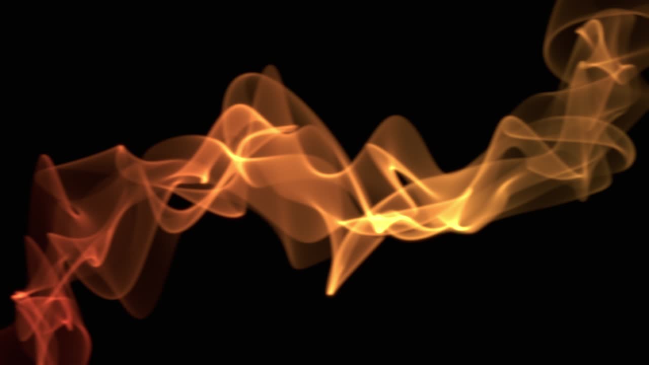 Abstract Digital Particles Effect Computer Graphic rendered on Black background