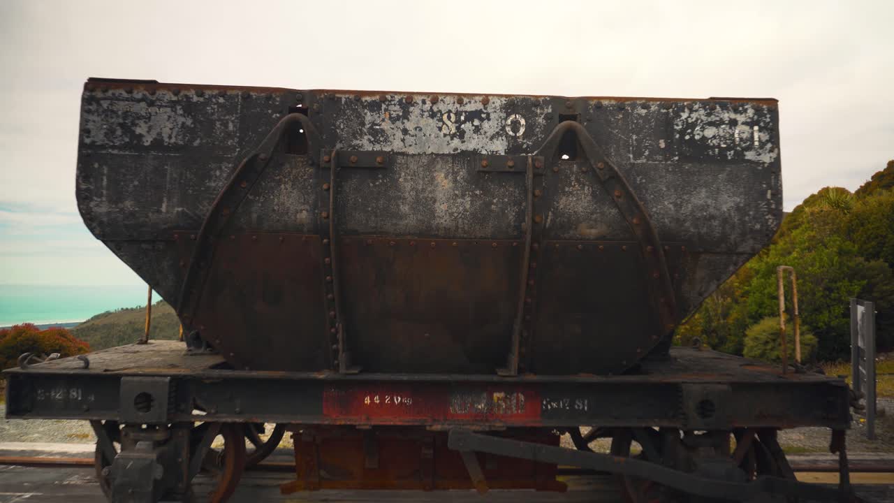 una antigua mina de carbón abandonada en nueva zelanda