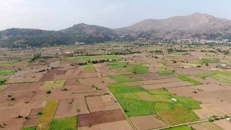 vacant agricultural lands spinalonga crete aerial