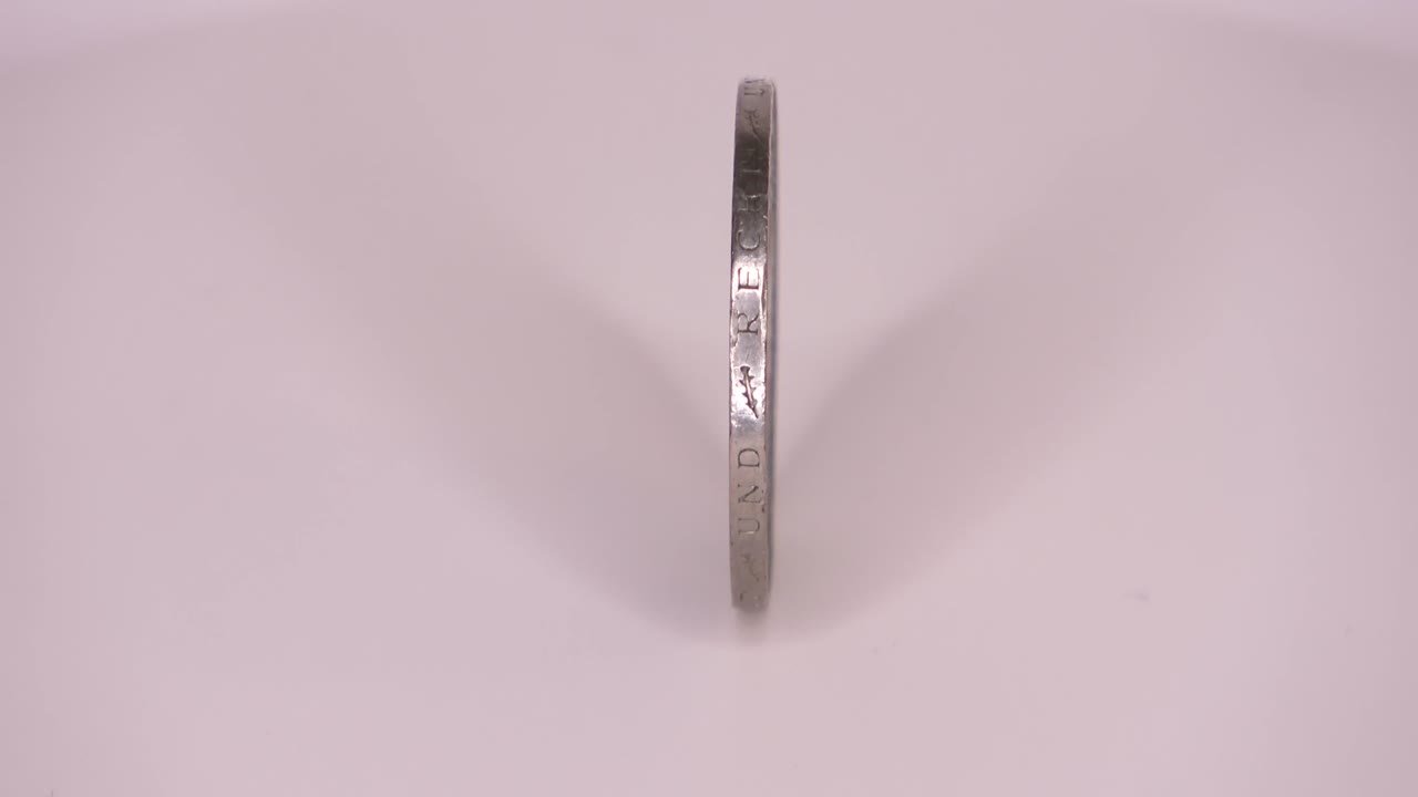 독일에서 더 이상 유통되지 않는 통화인 독일 마르크의 단일 2 마르크 동전