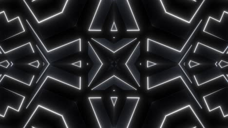 patrón de neón geométrico abstracto