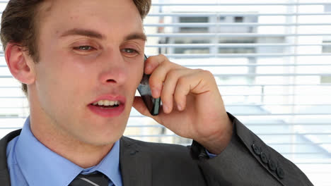 Businessman-talking-on-his-mobile-phone