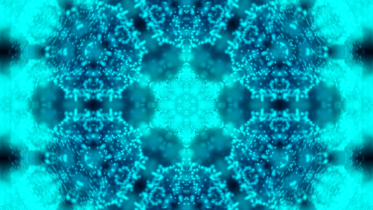 hermoso caleidoscopio abstracto - flor fractal, telón de fondo de renderización 3d, telón generado por computadora