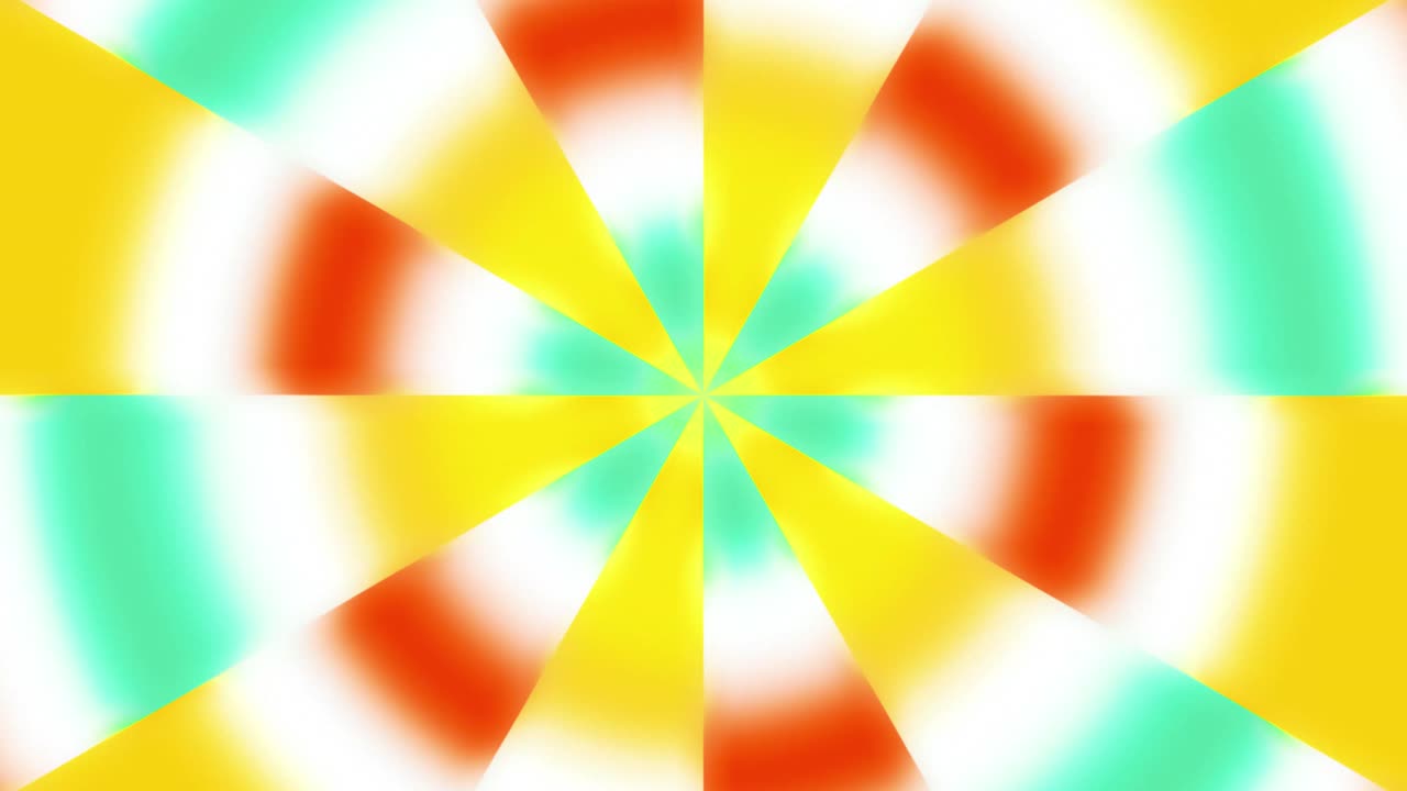 A beautiful rotating animation, shabby hippie style