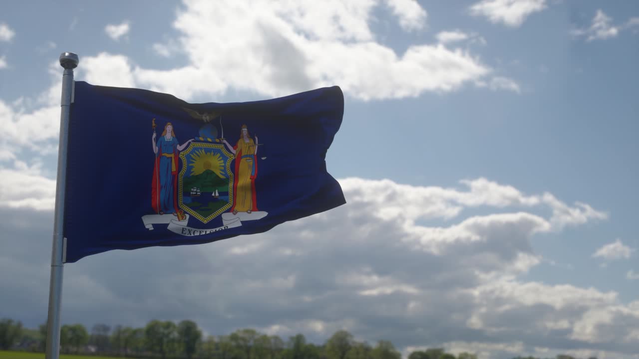 뉴욕 주의 발, 미국의 지역, 바람에 흔들리고