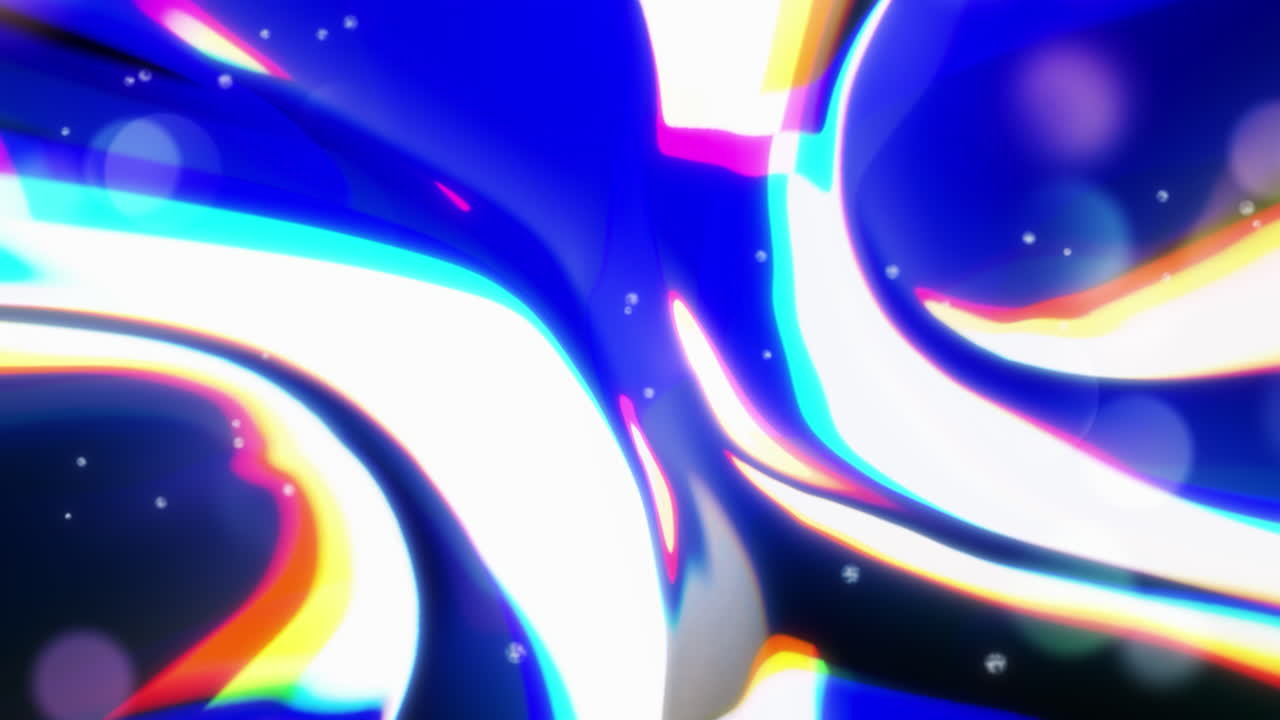 Vibrant Abstract Light Glitch Background
