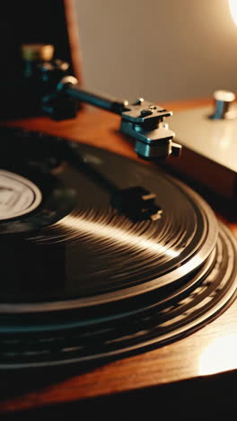 reproductor de discos de época