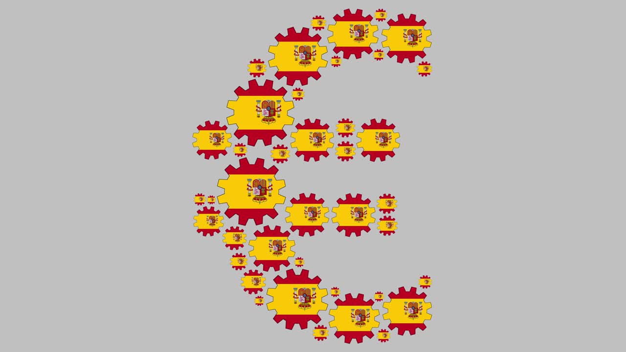 스페인 발 기어 유로 기호 모양