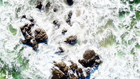 Beach-Waves-Drone-Aerial-View