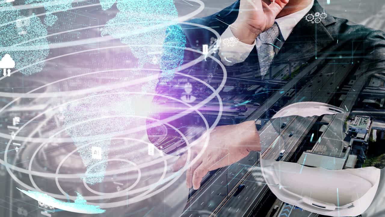 futura construcción de edificios y proyecto de ingeniería inventiva