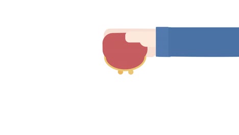 simple and cute animation of running out of money