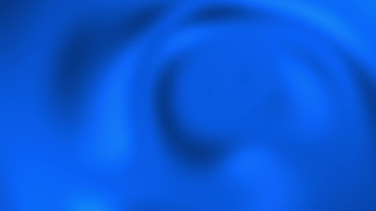 Loop di animazione astratta lento e calmo di un campo di plasma blu che cambia costantemente forma e aspetto.