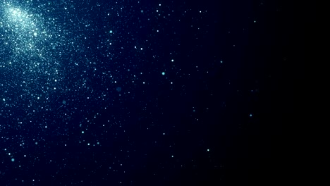 particles blue dust abstract light bokeh motion titles cinematic background loop