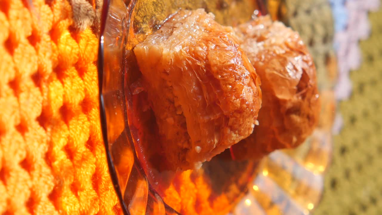 Close-up of Baklava Dessert