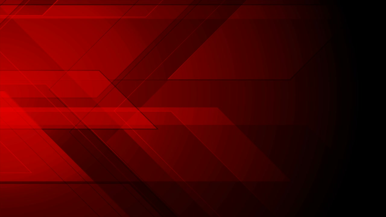 Sfondo animato astratto geometrico tecnologico rosso scuro