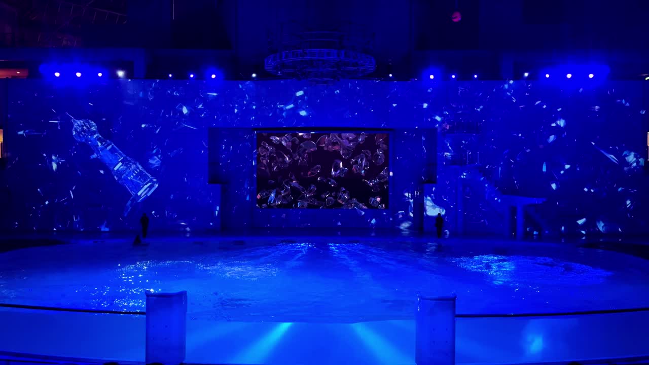 Immersive Water Show with Projection Mapping