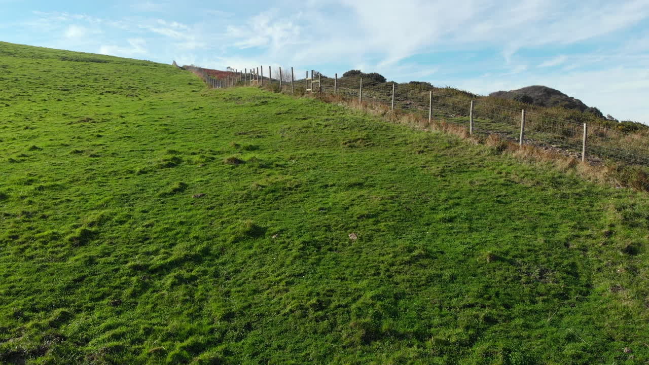 From the mountain to the sea, view from the sky (drone)