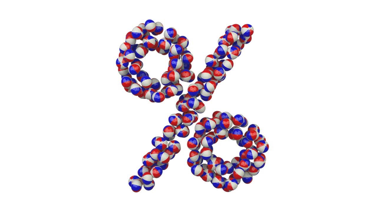 шрифт с тематикой пляжа с знаком процента