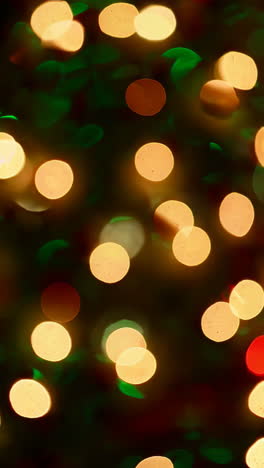 abstract bokeh christmas lights