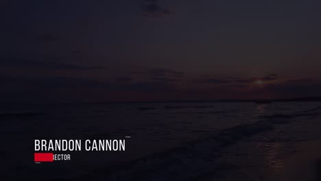 sunset at the beach