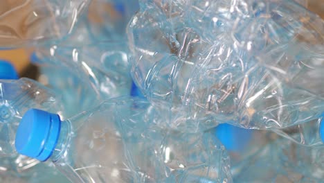 plastic bottles loopable background in 4k