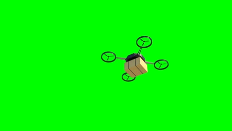 entrega el paquete en 4k verde