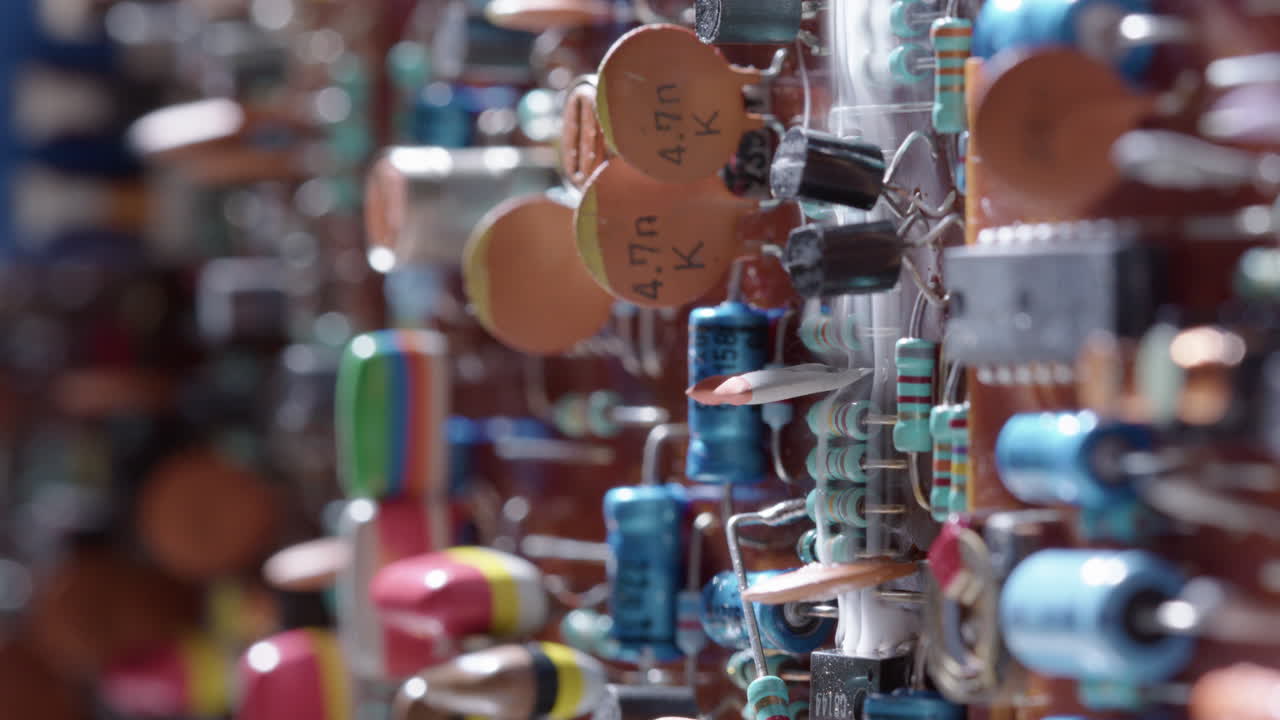 la placa de circuito defectuosa comienza a fumar después de la falla, enfoque superficial