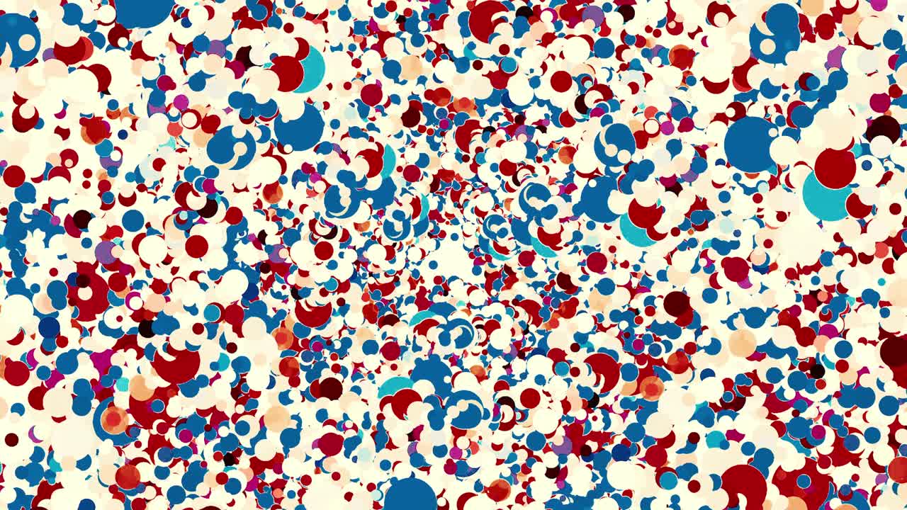 동그라미와 화려한 추상적 인 배경