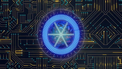 Animation-of-scope-scanning-and-data-processing-over-circuit-board