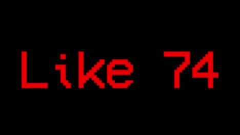 red like rising from 0 to 100 - digital counter number 0-100 - loading progress bar with percentage - 0-100 like - count up from 100 to 0 - red text
