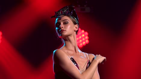 graceful ballerina in a chic image of a black swan 2023 11 27 04 58 22 utc (4).mov | art, background, ballerina, ballet