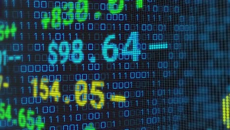 Animación-De-Datos-Financieros-Sobre-Código-Binario-Sobre-Fondo-Negro