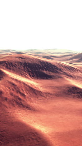 red sand dunes in the desert