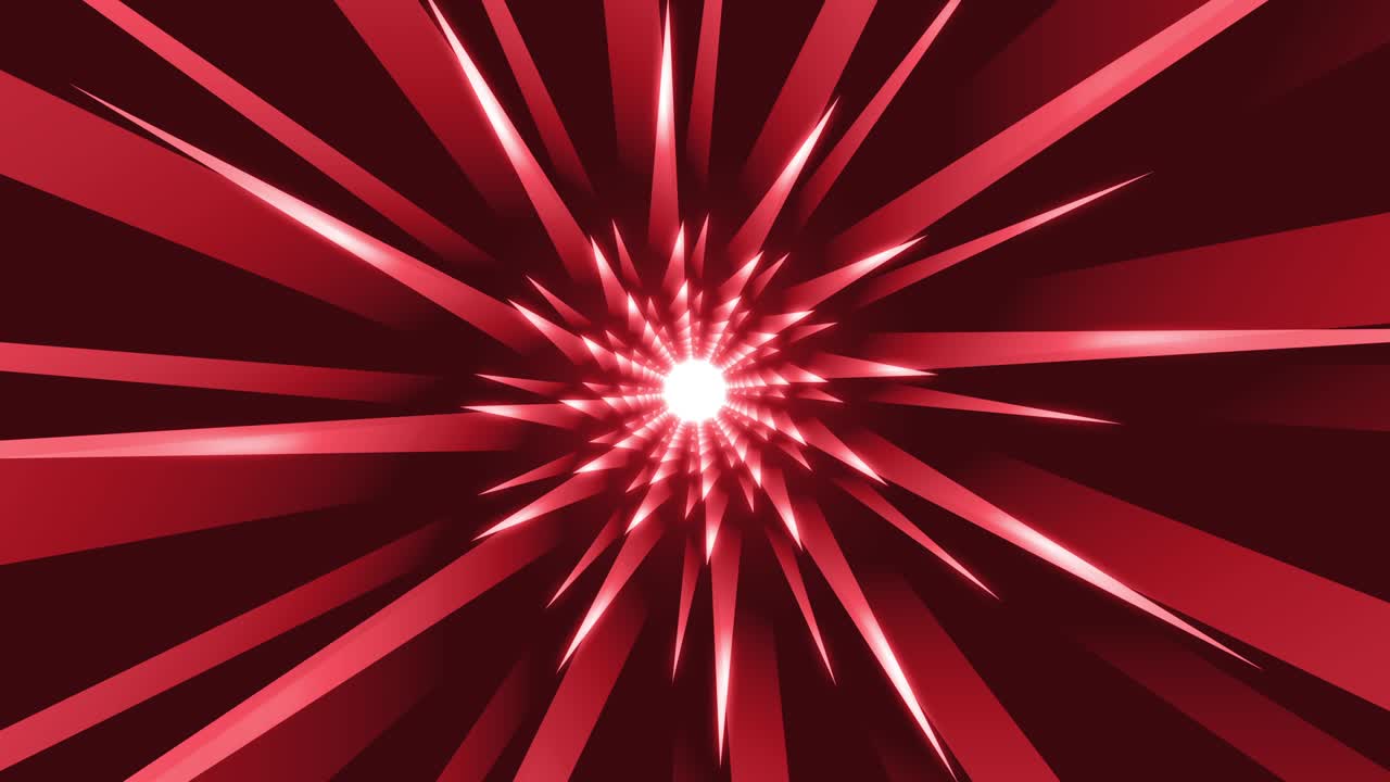 중앙에서 날카로운 줄무를 가진 라드 애니메이션 배경 루프 애니메이션