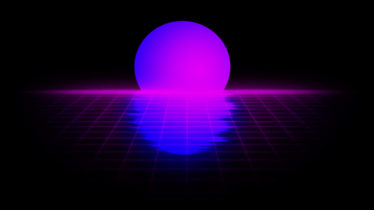 Sfondo retrò anni '80 - Risoluzione 4K - Video stock in loop