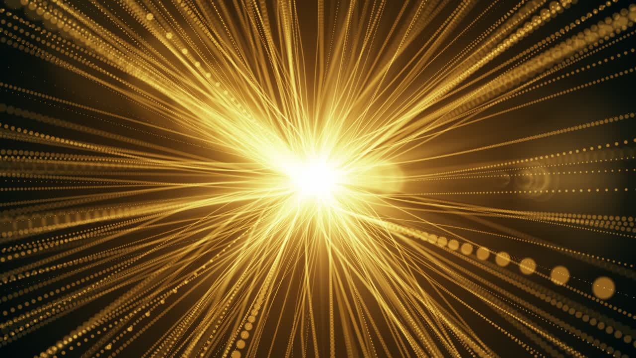 Golden Radial Burst