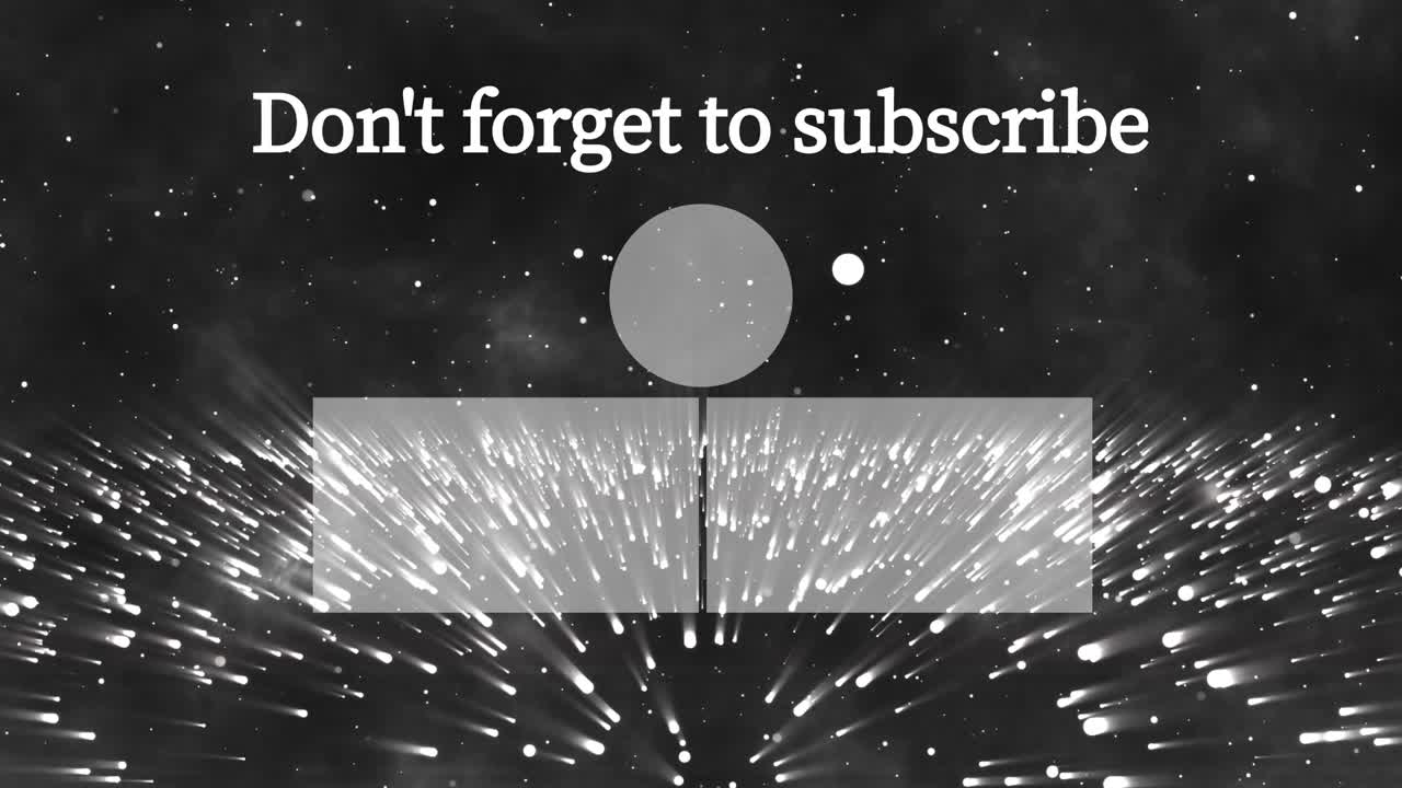 환상적인 라이트 엔드 카드 엔딩 스크린 모션 그래픽