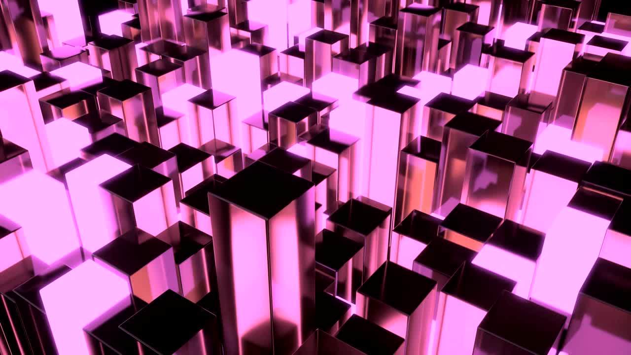 diseño cúbico único de 4k.