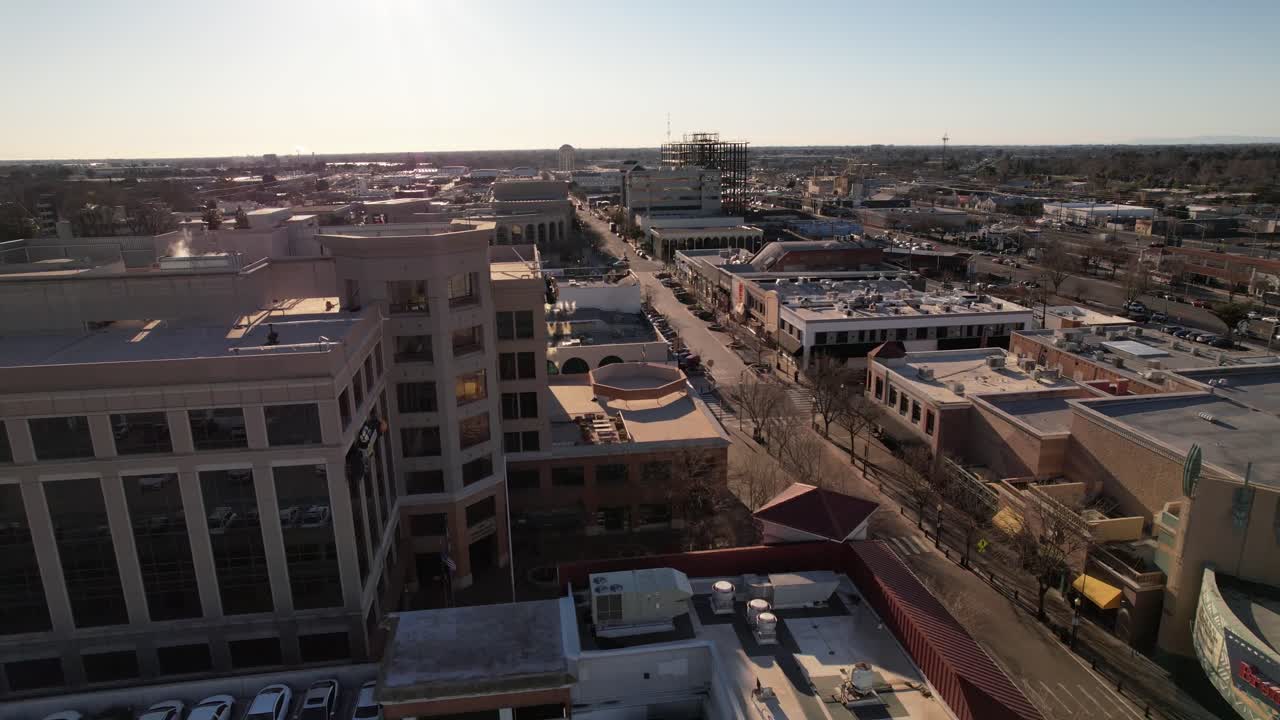 4k의 공중 철수 모데스토 캘리포니아