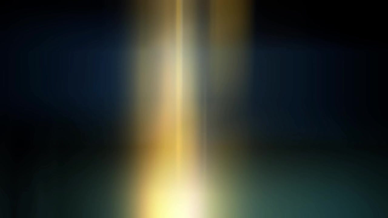 Transizione dinamica con flare di luce e fuga ottica