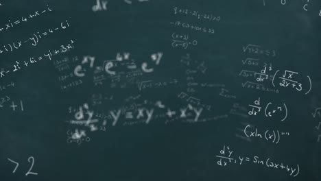Pack-of-four-animated-mathematical-equations-on-changing-backgrounds