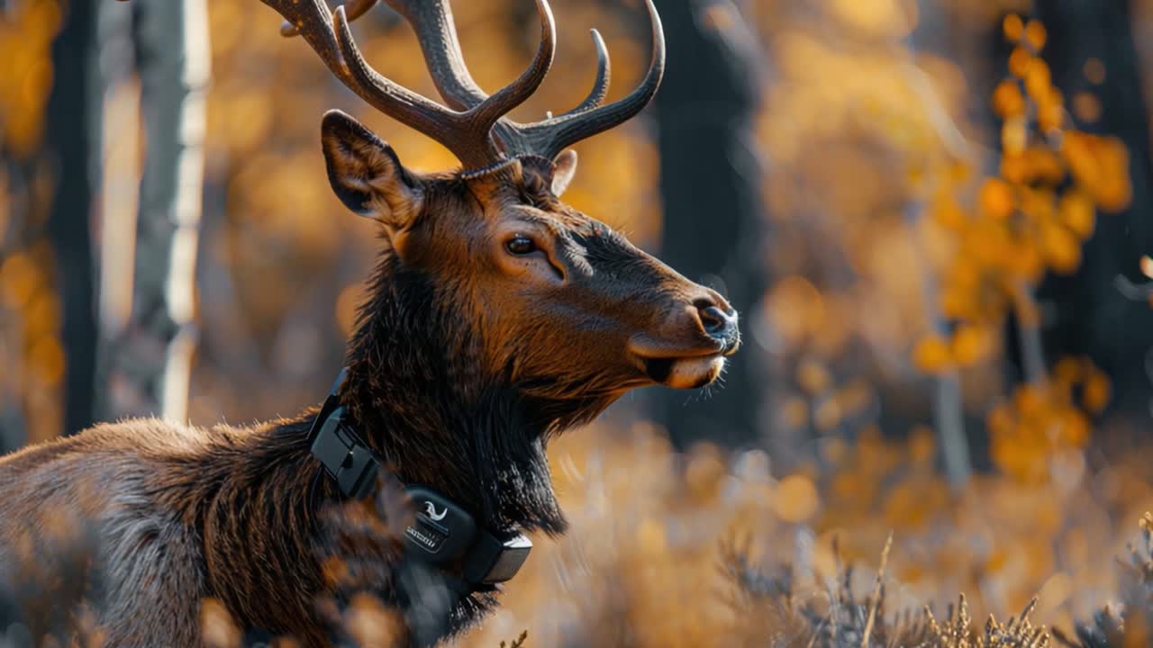 Elk in its Natural Habitat