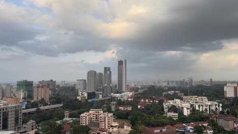 timelapse of nairobi cityscape in the evening