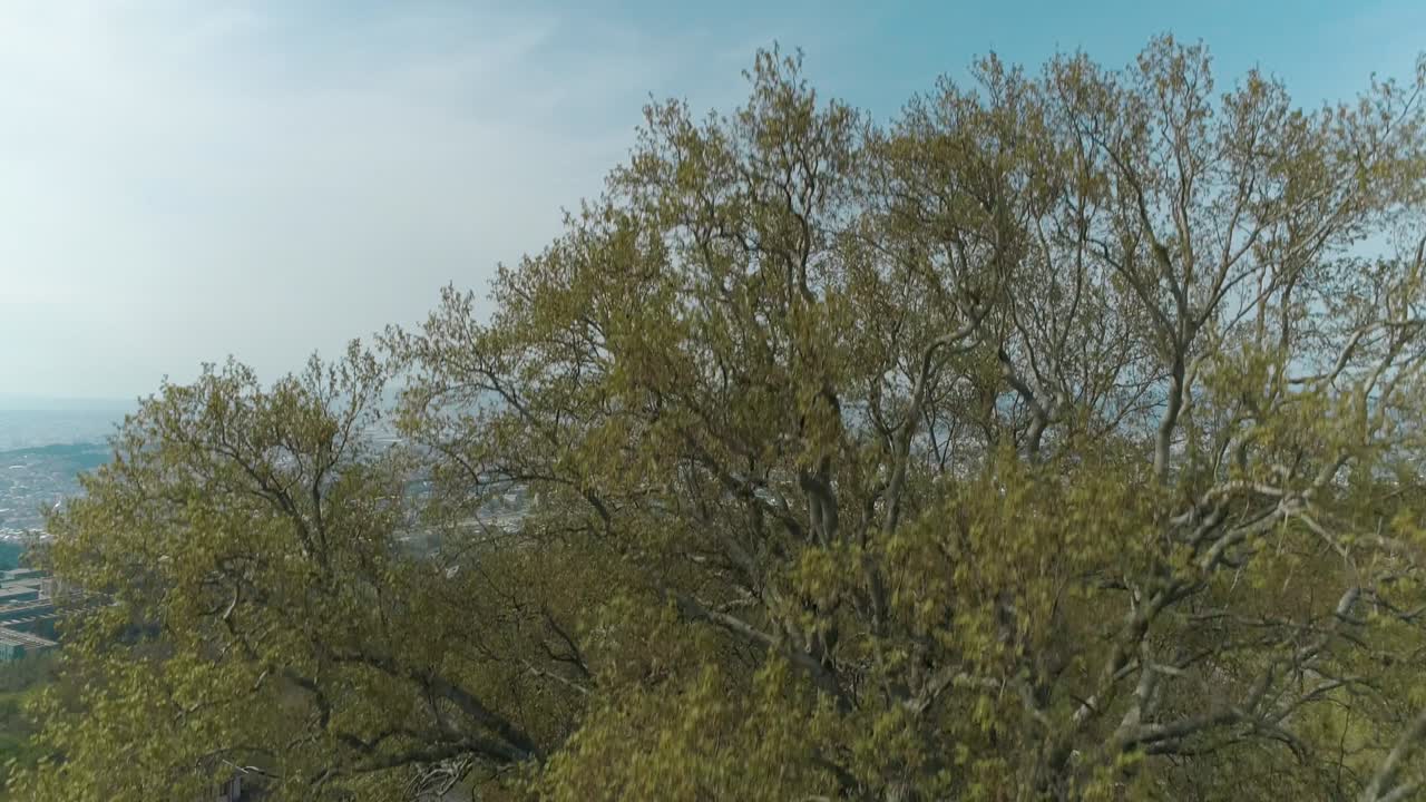 터키의 부르사 시의 공중 풍경 4k 영상