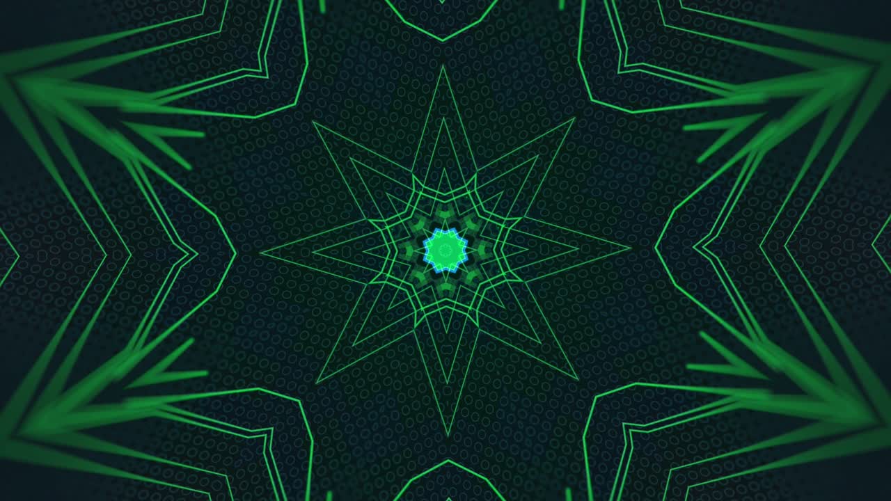 추상적인 기하학 칼레도스코프 디자인