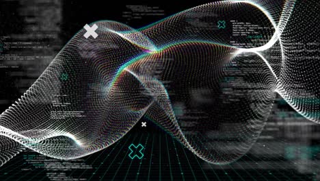 Animation-of-network-of-connections-and-data-processing