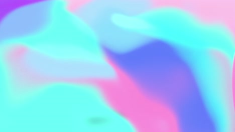 animation of glowing multi coloured gradient abstract out of focus shapes