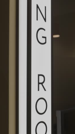 señal de la sala de reuniones